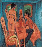 Ernst Ludwig Kirchner Tower Room, Fehmarn Spain oil painting artist